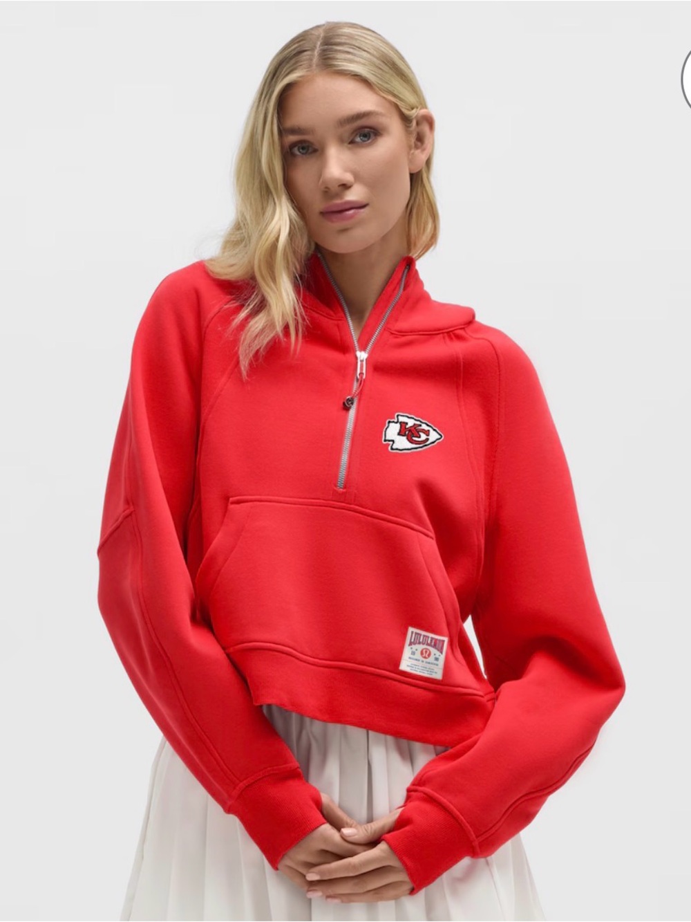 lululemon Kansas City Chiefs Scuba Oversized Half Zip Hoodie